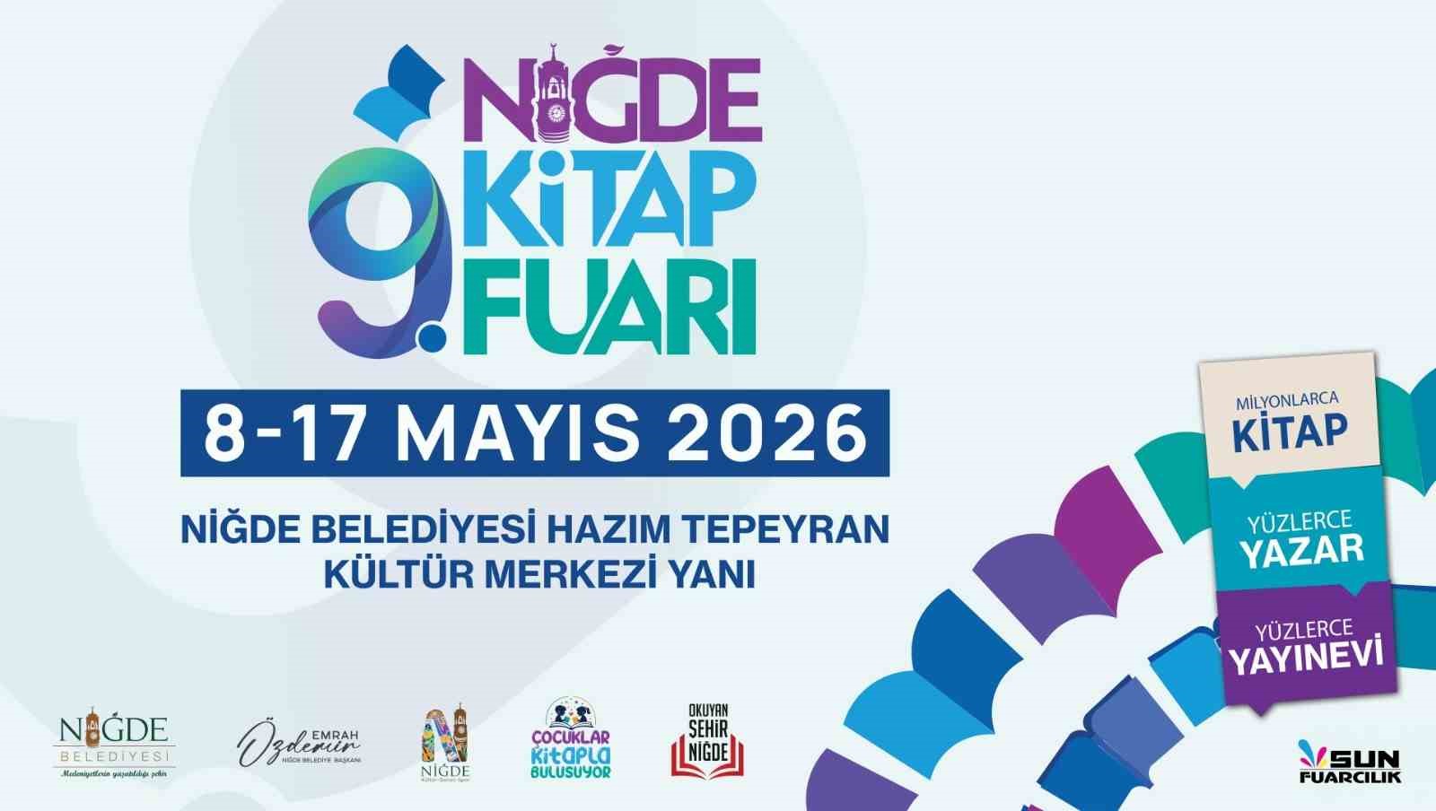 Niğde 9. Kitap Fuarı i&ccedil;in g&uuml;n sayıyor
