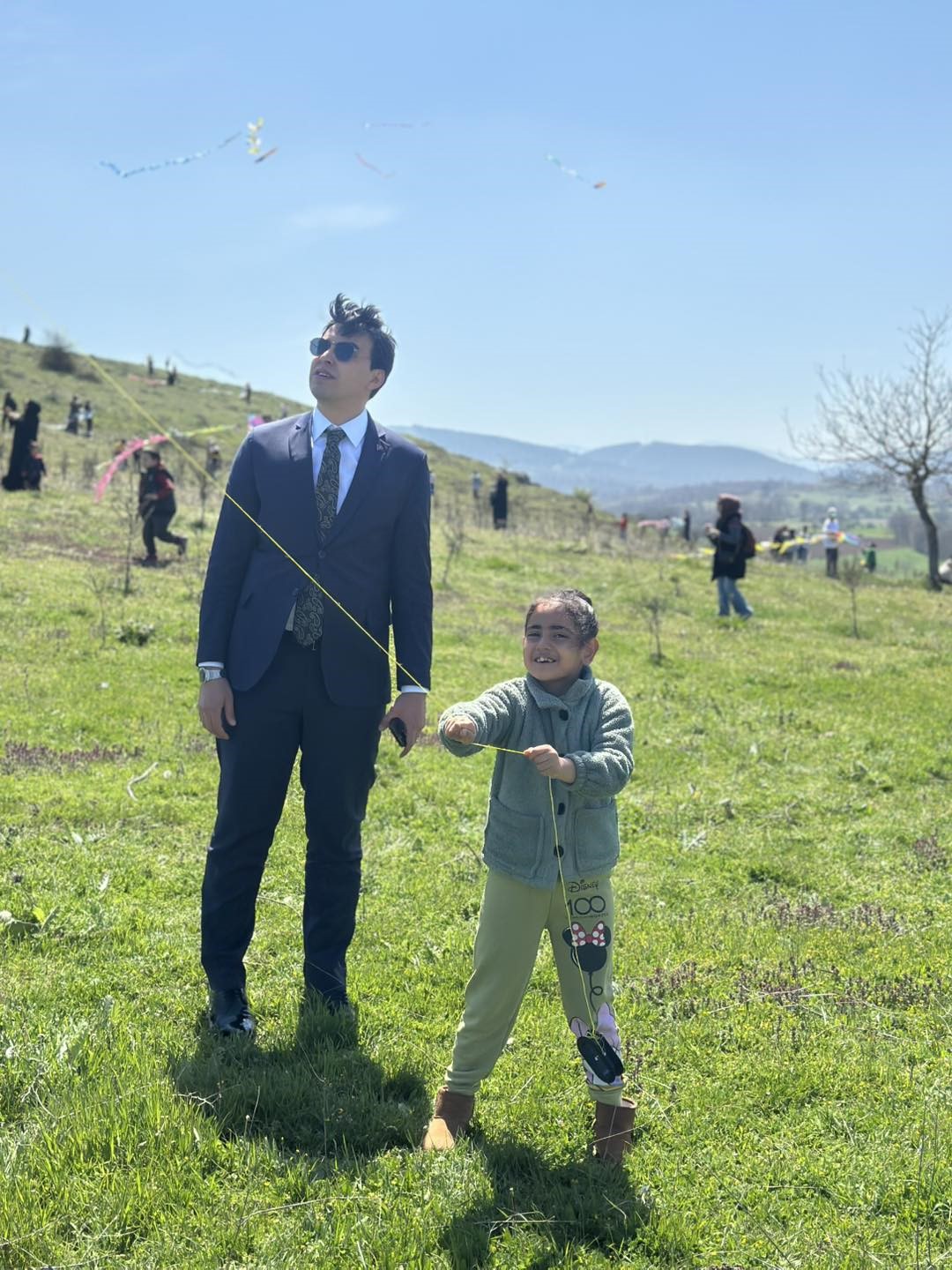 Bilecik&rsquo;te g&ouml;ky&uuml;z&uuml; u&ccedil;urtmalar ile renklendi
