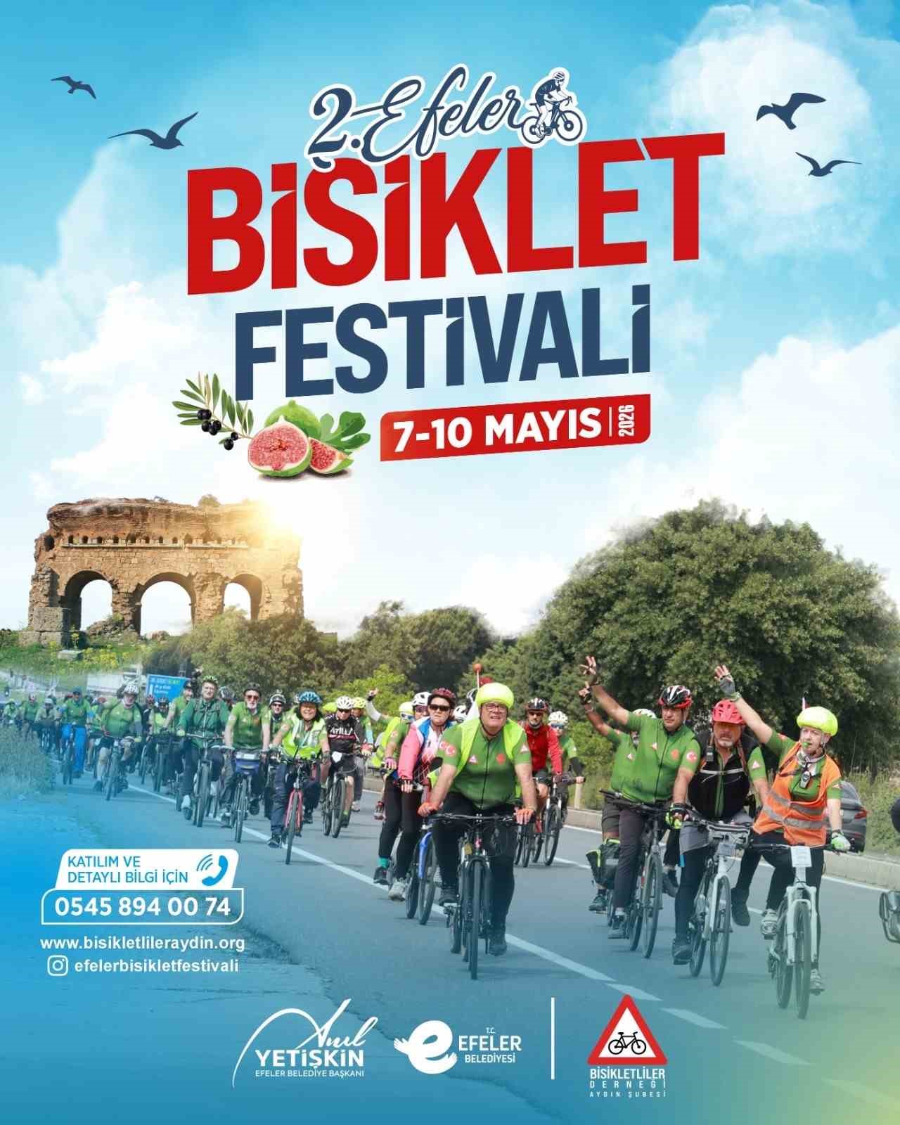 Efeler&rsquo;de pedallar tarihe d&ouml;n&uuml;yor
