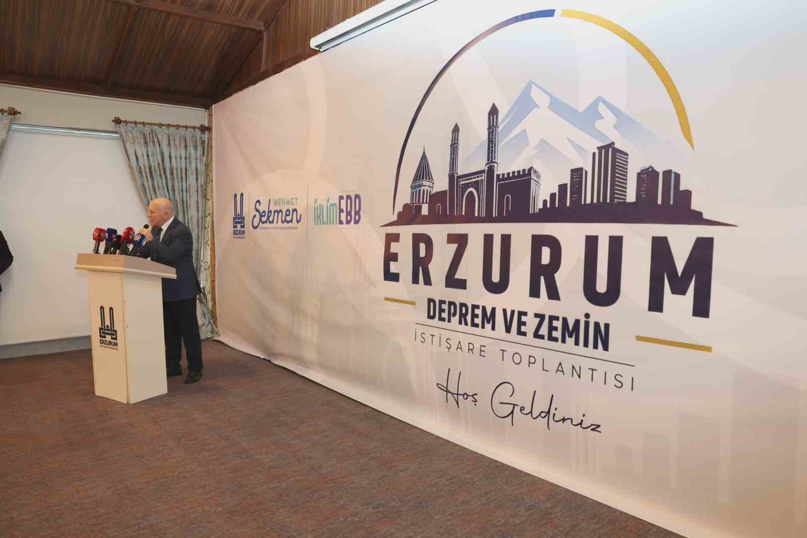 Erzurum&rsquo;da deprem ve zemin zirvesi
