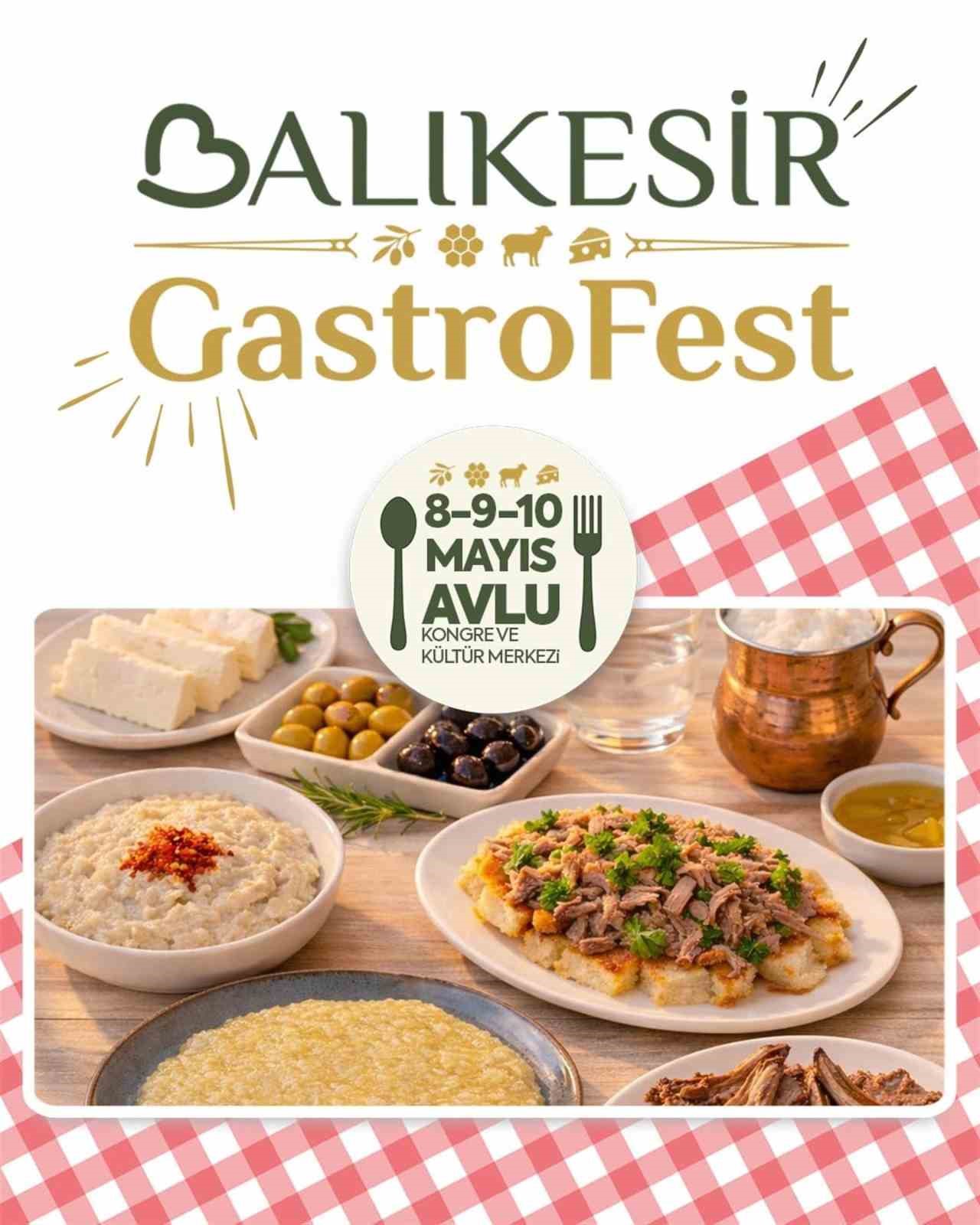 1. Uluslararası Balıkesir Gastronomi Festivali kapılarını a&ccedil;ıyor
