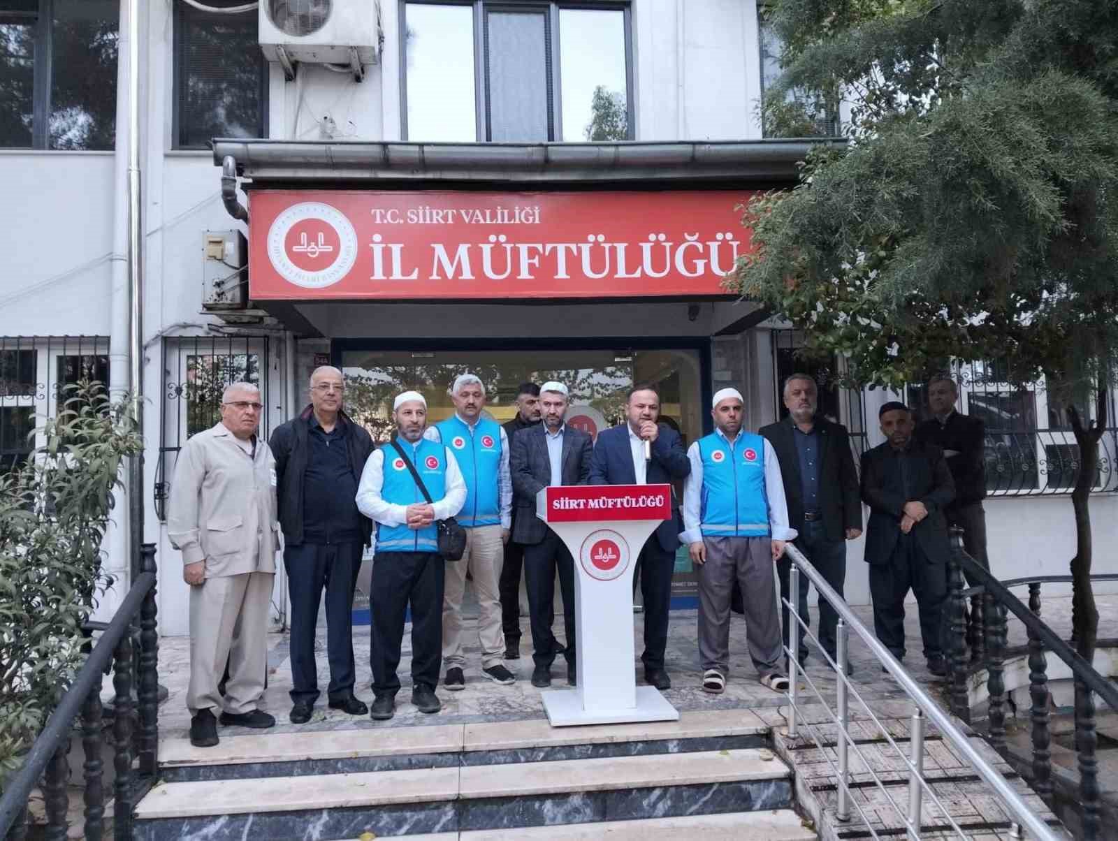 Siirt’ten kutsal topraklara ilk kafile uğurlandı
