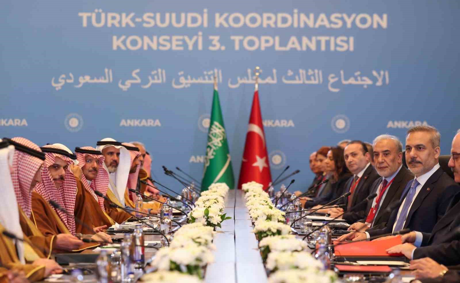 Türk-Suudi Koordinasyon Konseyi Üçüncü Toplantısı Ankara’da gerçekleşti