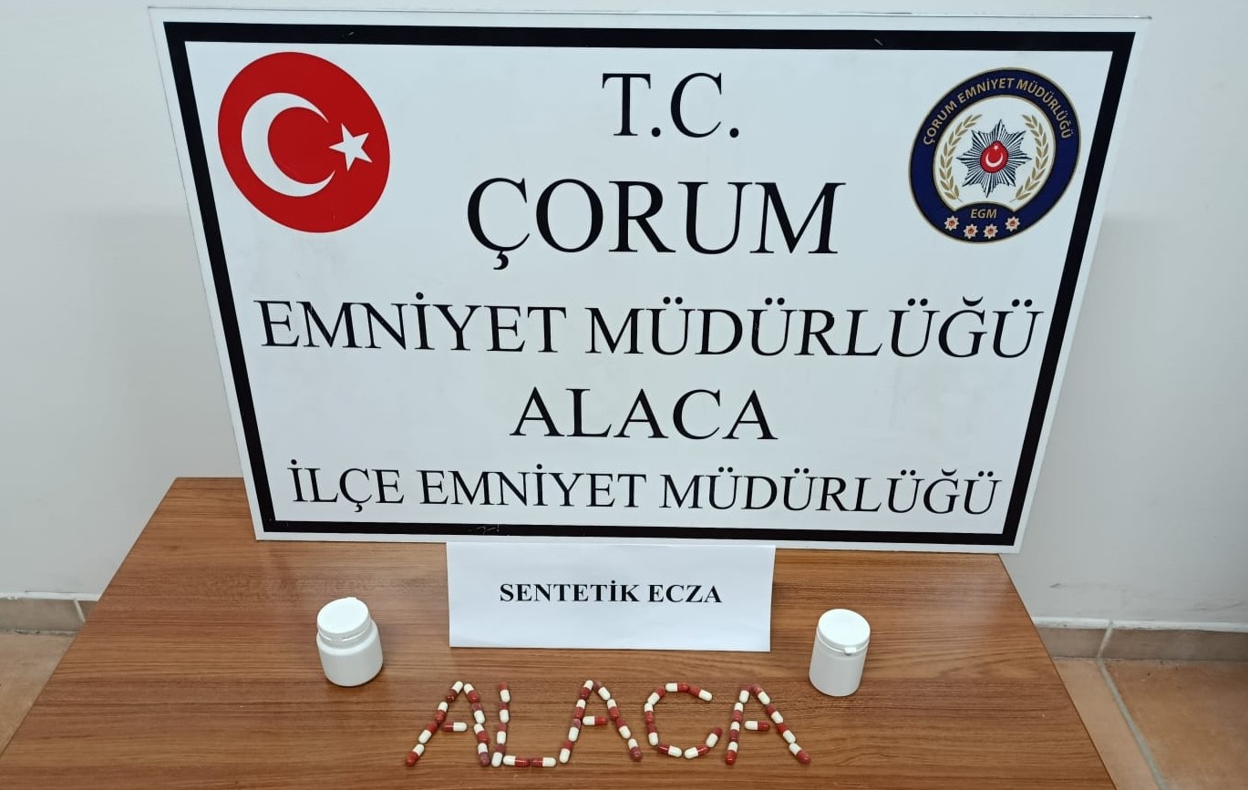 Çorum’da uyuşturucu opersyonu: 3 gözaltı