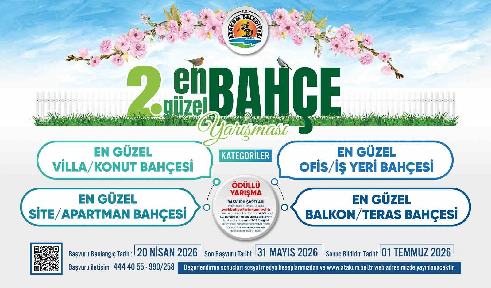 En Güzel Bahçe Yarışması’na başvurular başladı