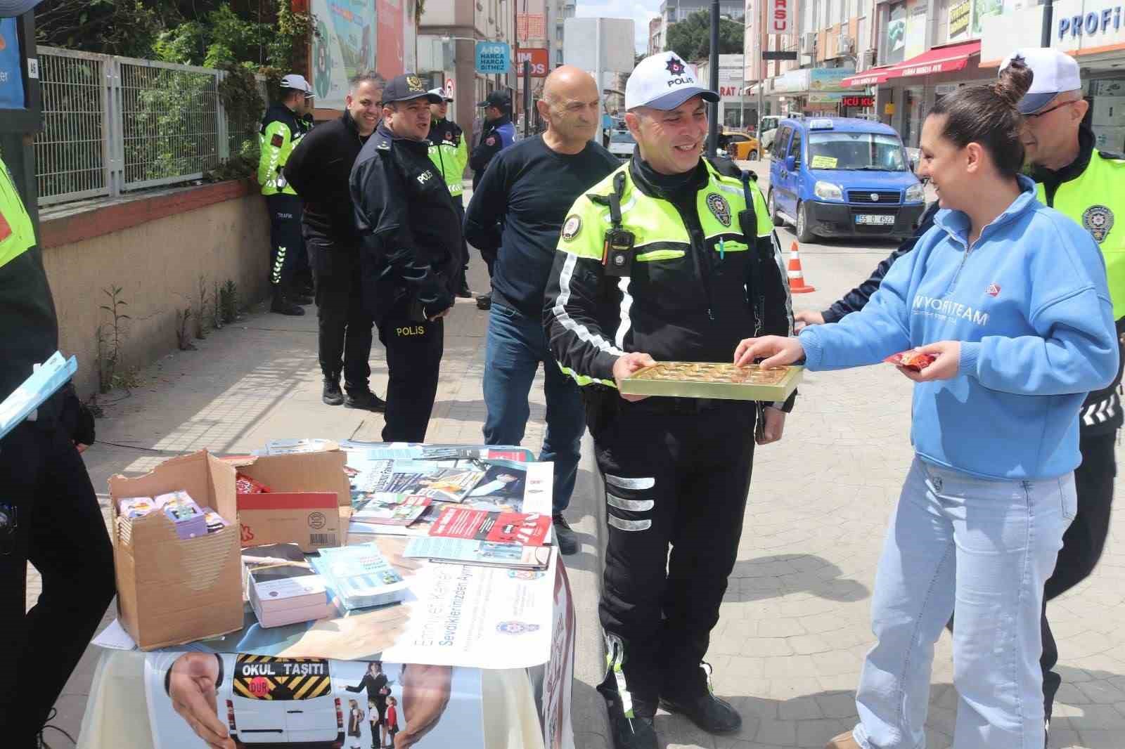 Bafra’da Trafik Haftası’nda farkındalık etkinliği