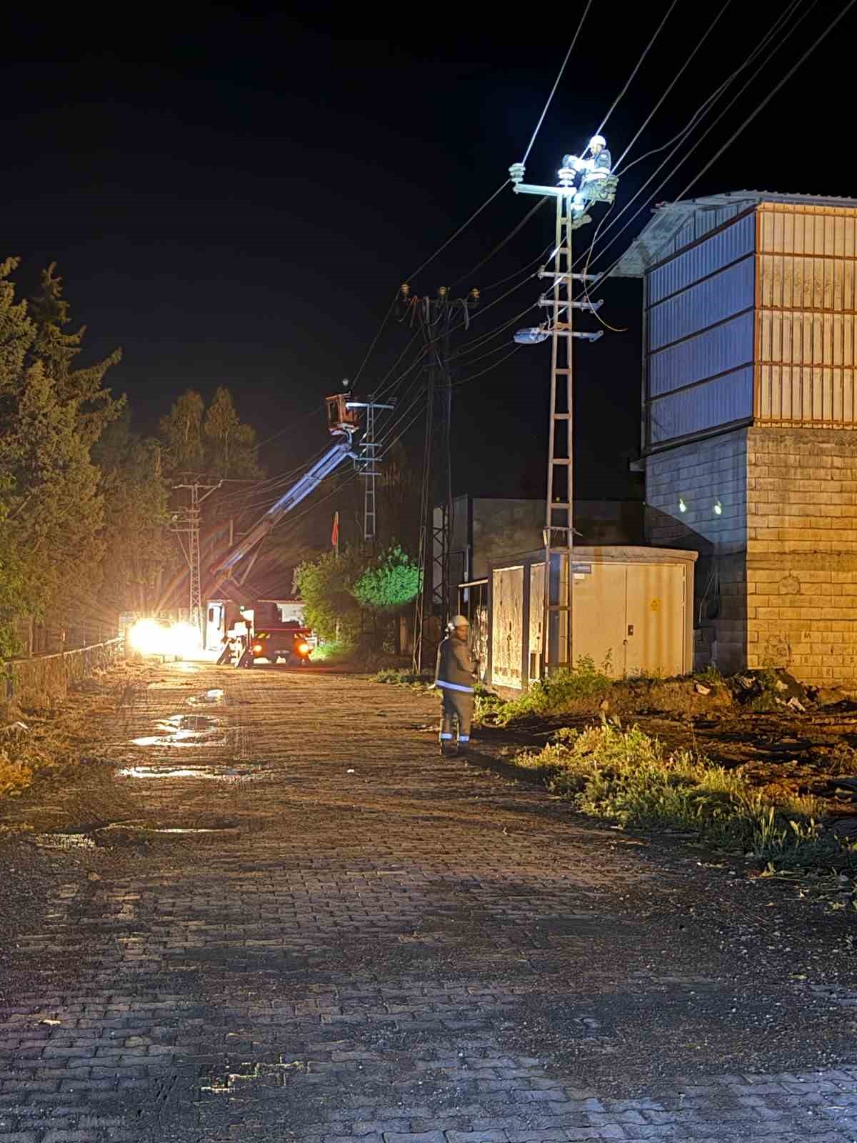 Dicle Elektrik’ten fırtına mesaisi