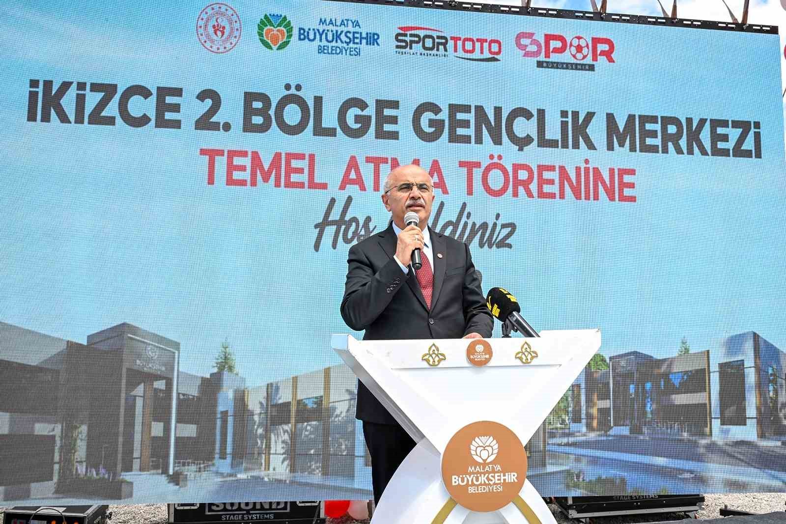 İkizce 2. B&ouml;lge Gen&ccedil;lik Merkezinin temeli atıldı
