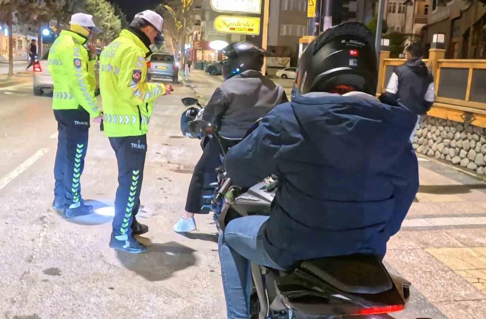 Aksaray&rsquo;da motosikletlere y&ouml;nelik denetimler artırıldı
