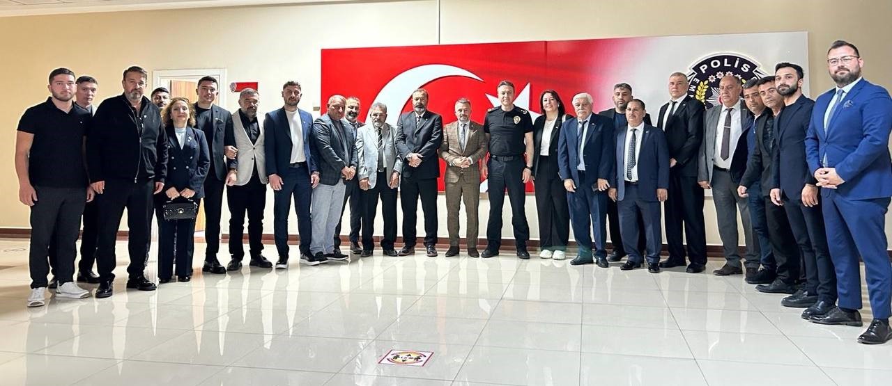 MHP İl&ccedil;e Başkanı Taşdemir, Kaymakam Keklik ile g&ouml;r&uuml;şt&uuml;
