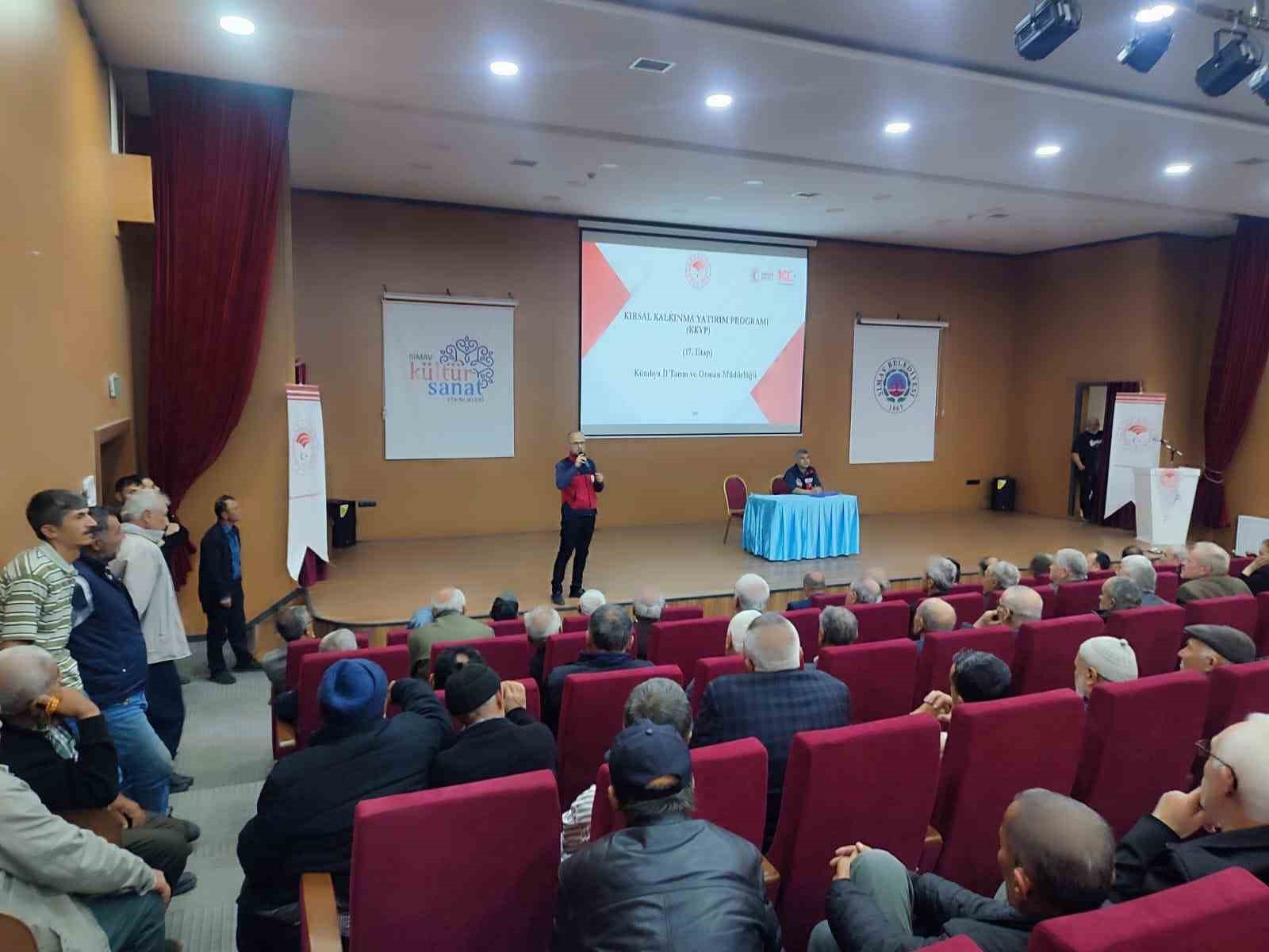 Simav&rsquo;da KKYDP bilgilendirme toplantısı d&uuml;zenlendi
