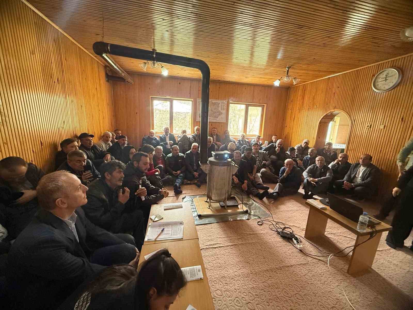 Çamlıkoz ve Bayraktar’daki HES projesi için halkın görüşleri alındı