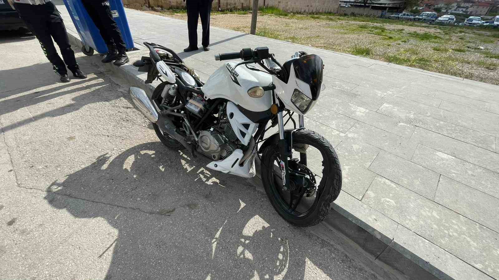 Karaman&rsquo;da motosiklet kazası: 1 yaralı
