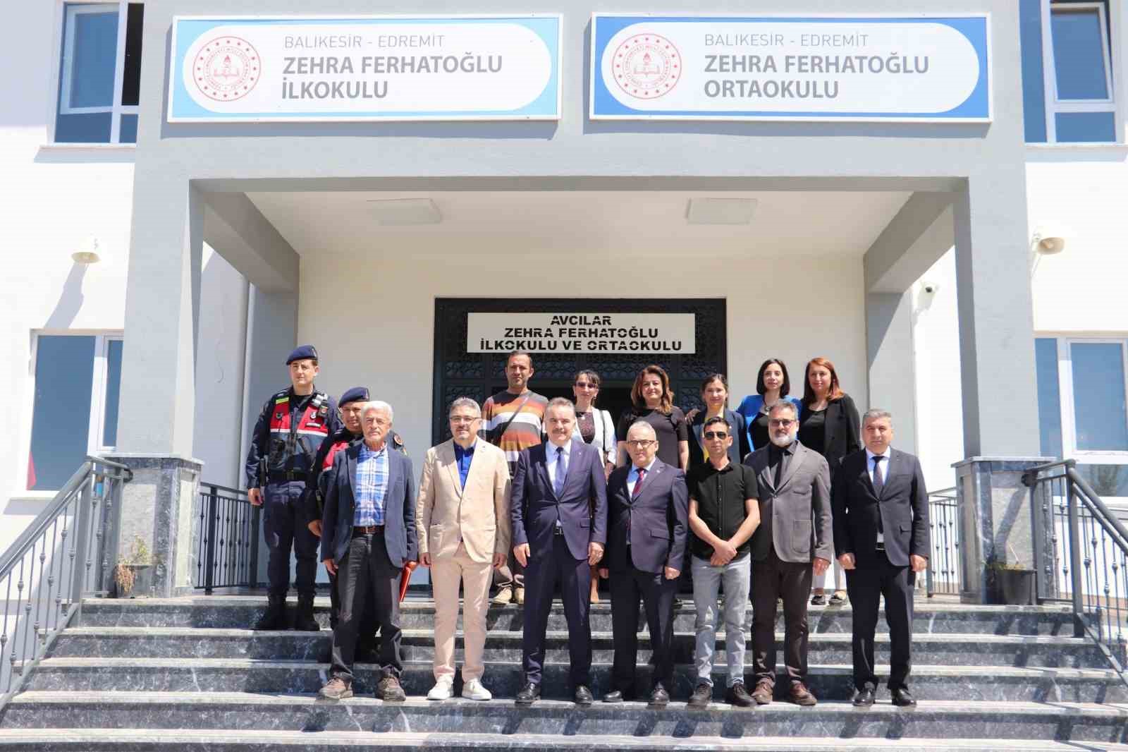 Edremit&rsquo;te eğitime hayırsever desteği
