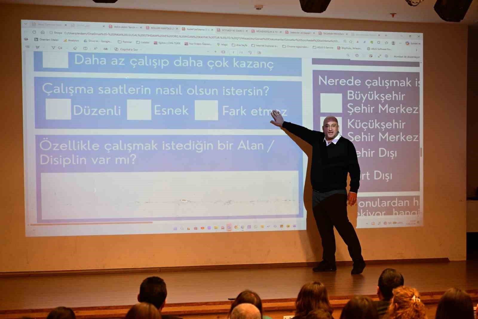 MABEM &ouml;ğretmenlerine kariyer danışmanlığı semineri verildi
