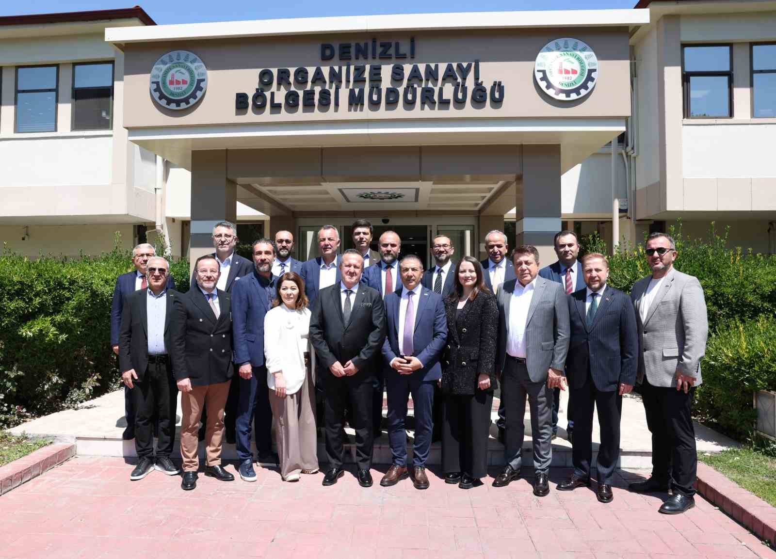 Denizli Ticaret Odası&rsquo;ndan Denizli OSB Y&ouml;netimine tebrik ziyareti

