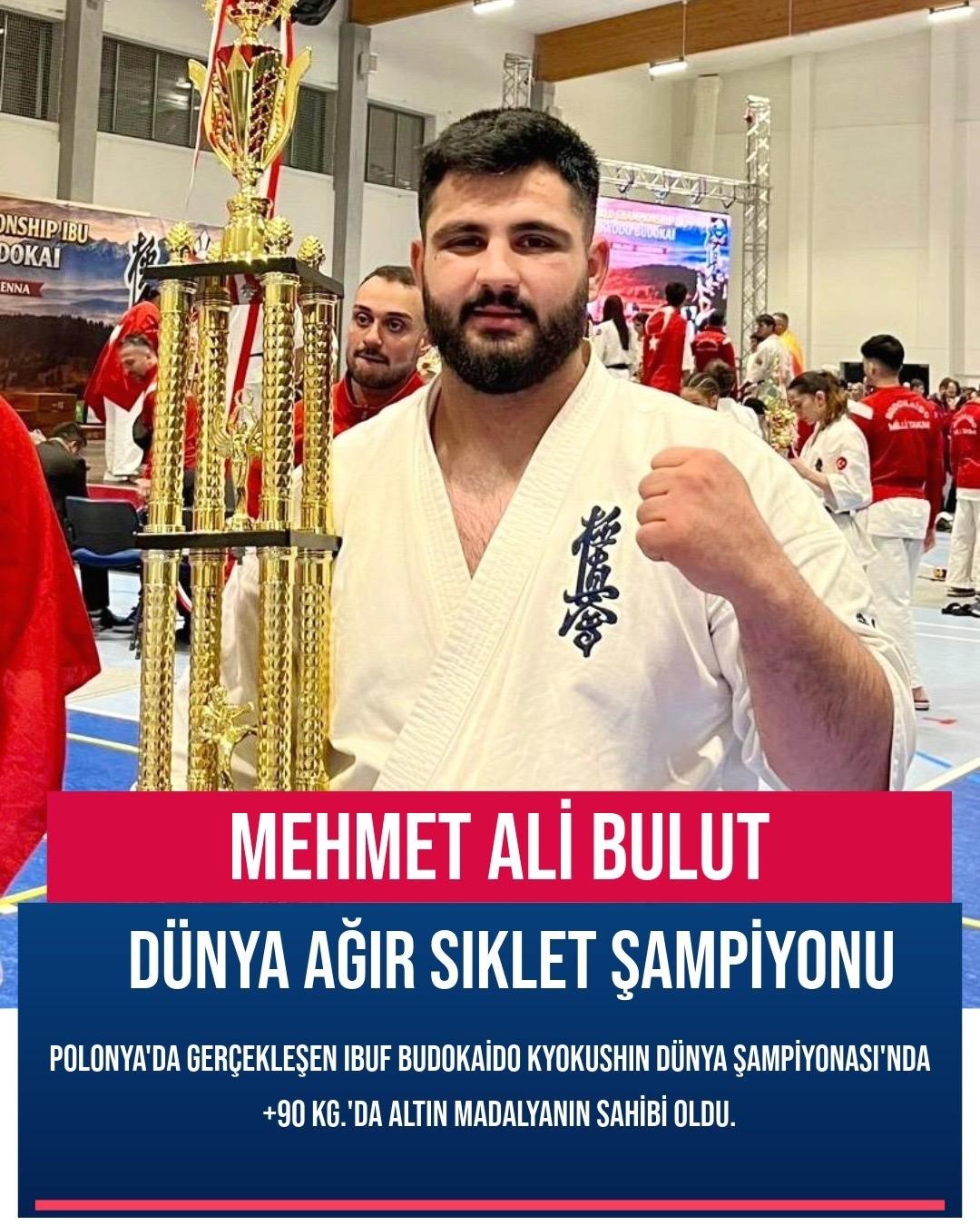 Denizlili sporcu Bulut D&uuml;nya Şampiyonu Oldu
