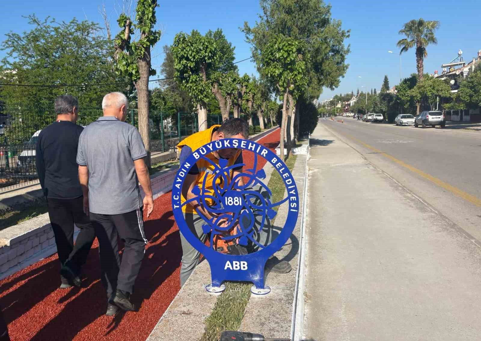 Büyükşehir ekipleri Göztepeli Atalay Koşu Yolu yeniledi