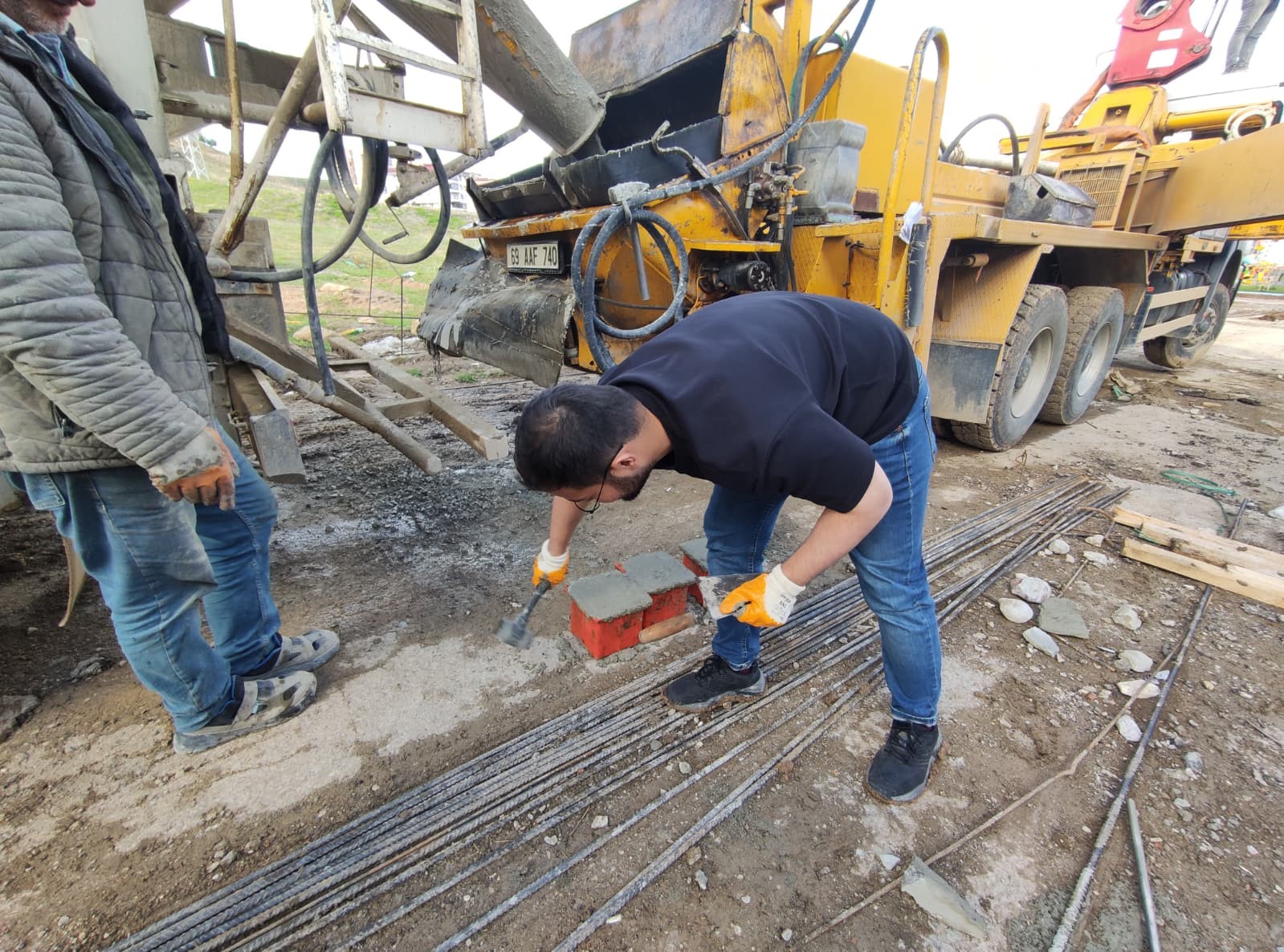 Bayburt&rsquo;ta hazır beton tesisleri denetlendi
