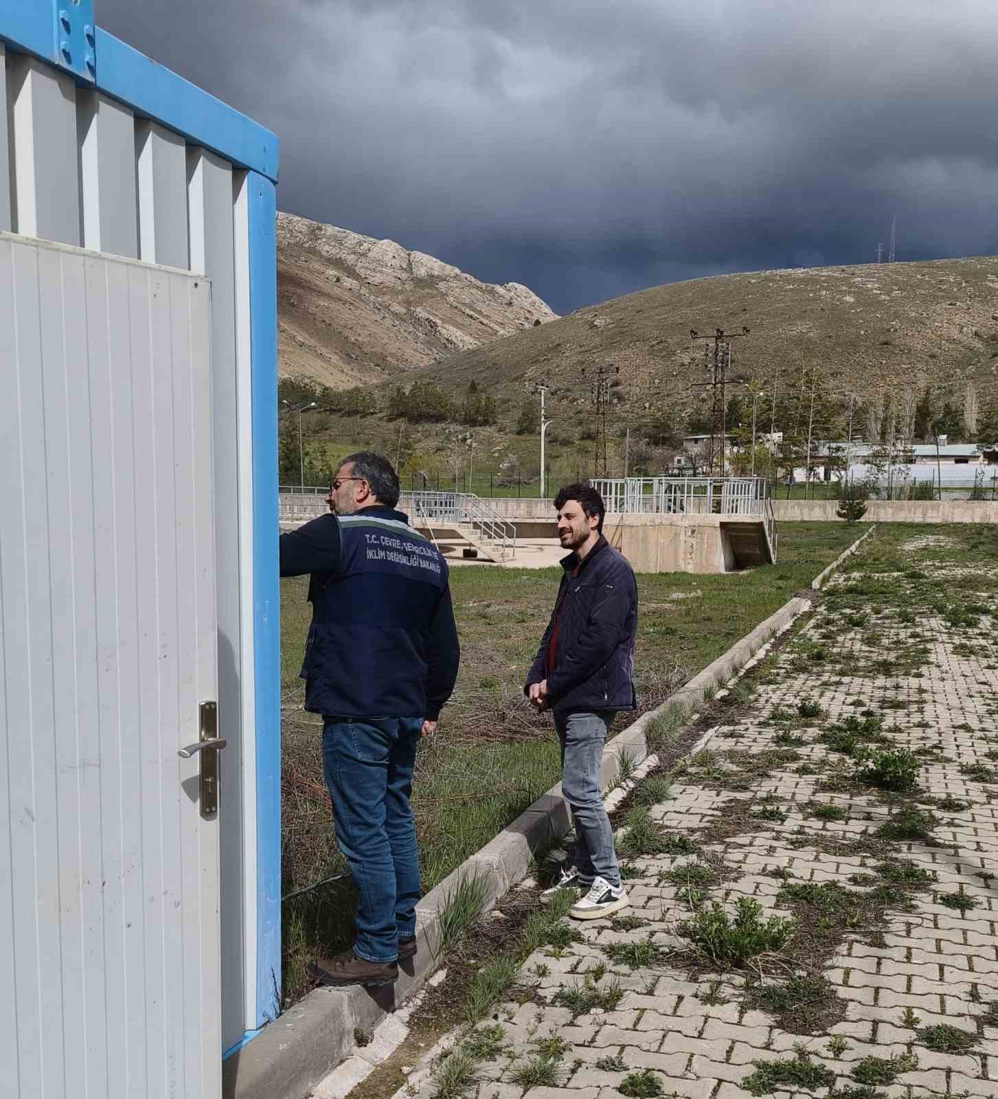 Bayburt’ta atık su arıtma tesisinde teknik inceleme yapıldı