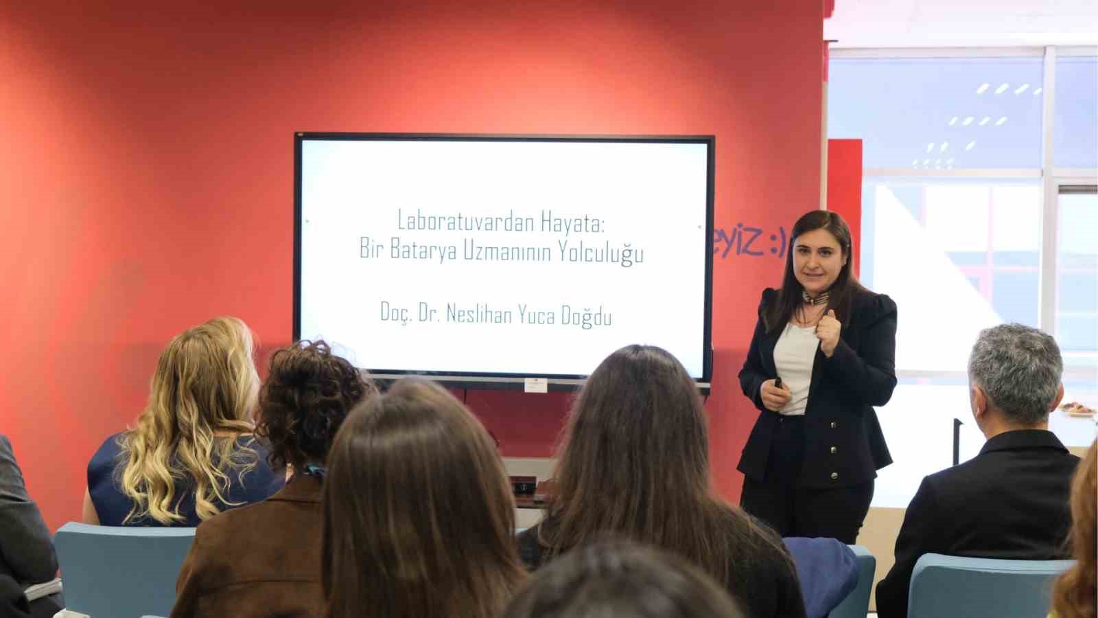 Kadın m&uuml;hendis adayları batarya teknolojileriyle buluştu
