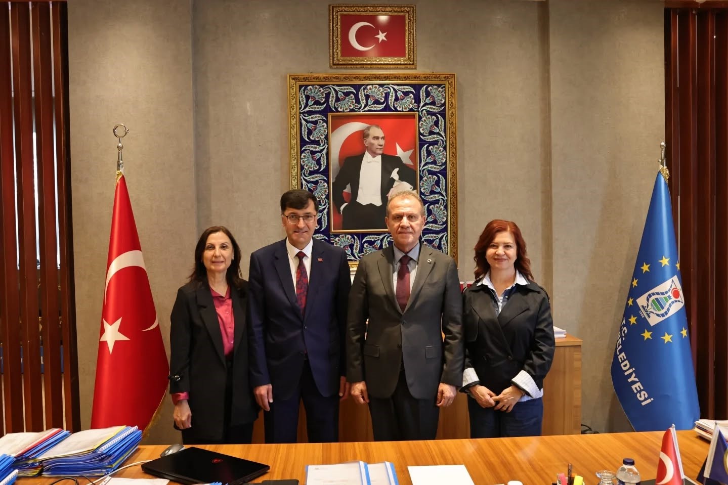 Başkan Vahap Se&ccedil;er: "Belediyeler arası tecr&uuml;be paylaşımı &ouml;nemli"
