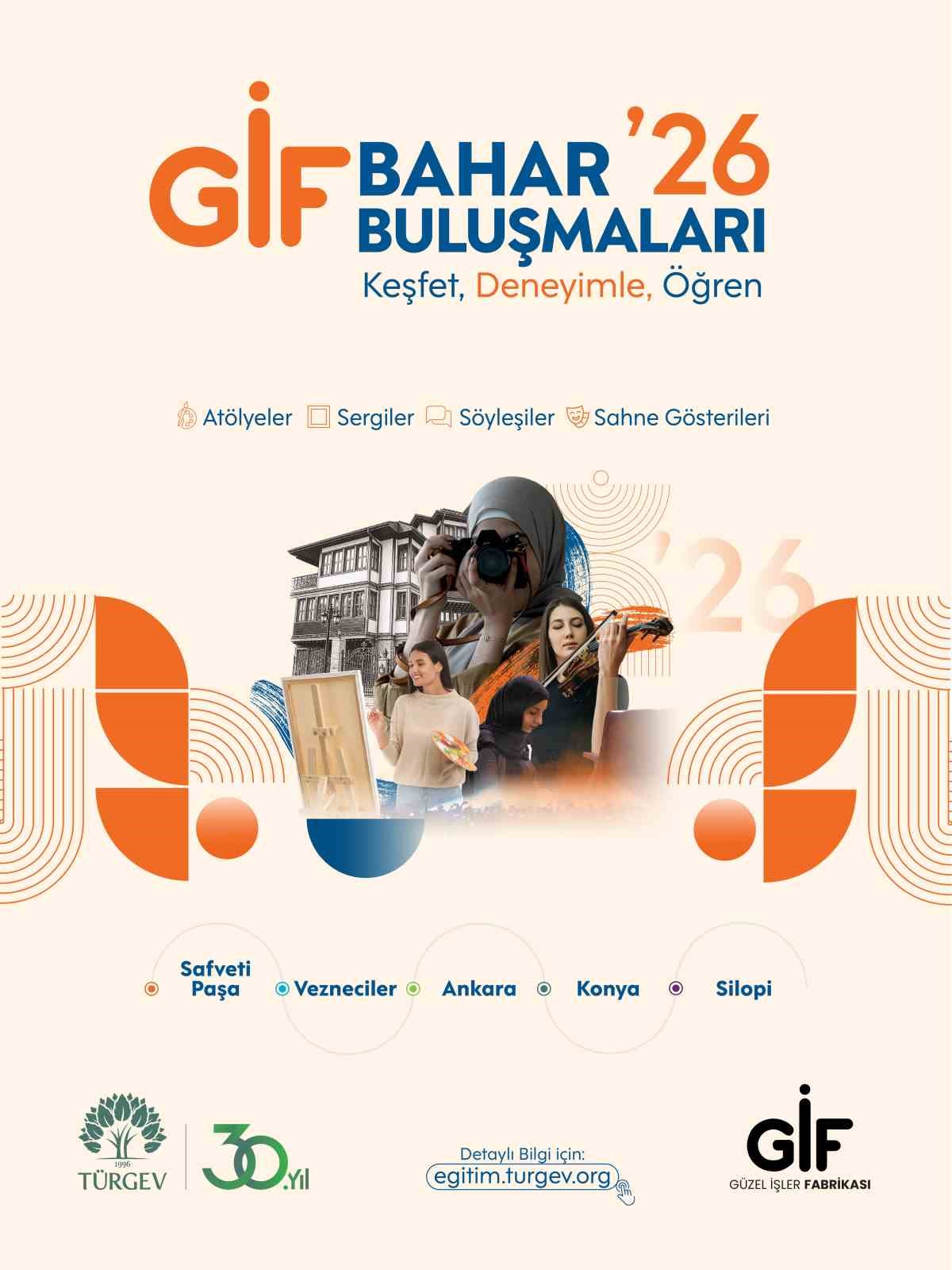 GİF Bahar Buluşmaları 4 şehirde eş zamanlı başlıyor
