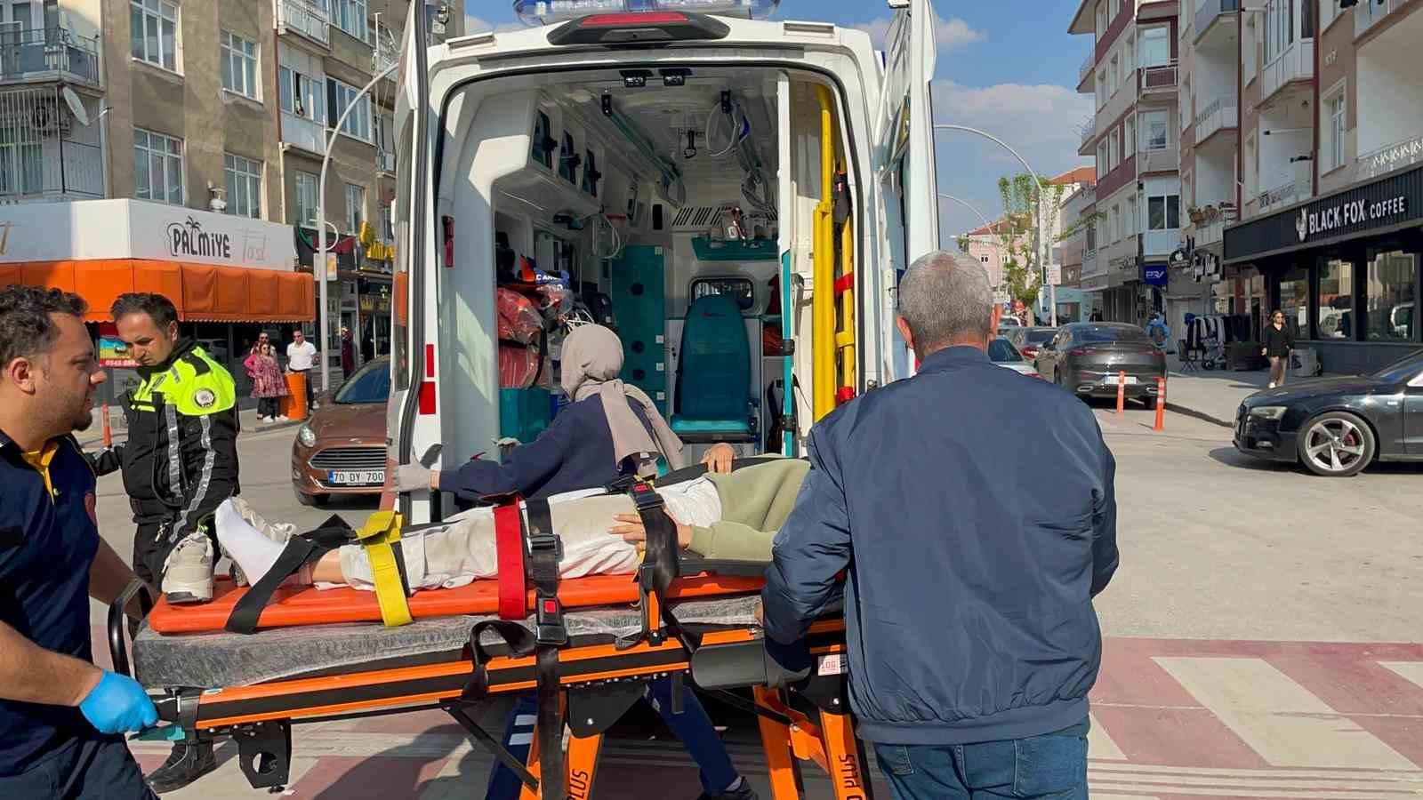 Karaman&rsquo;da motosiklet kazası: 1 yaralı
