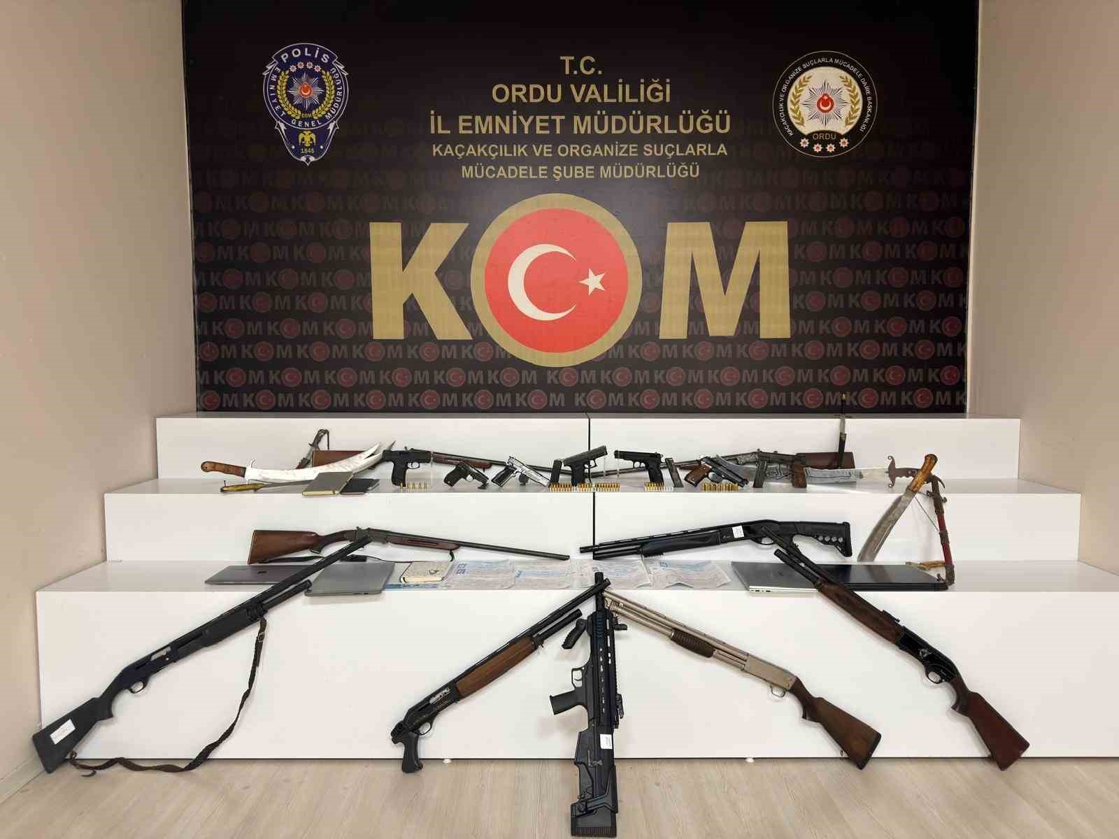 Ordu merkezli 15 ay s&uuml;ren dev operasyon: 41 tutuklama
