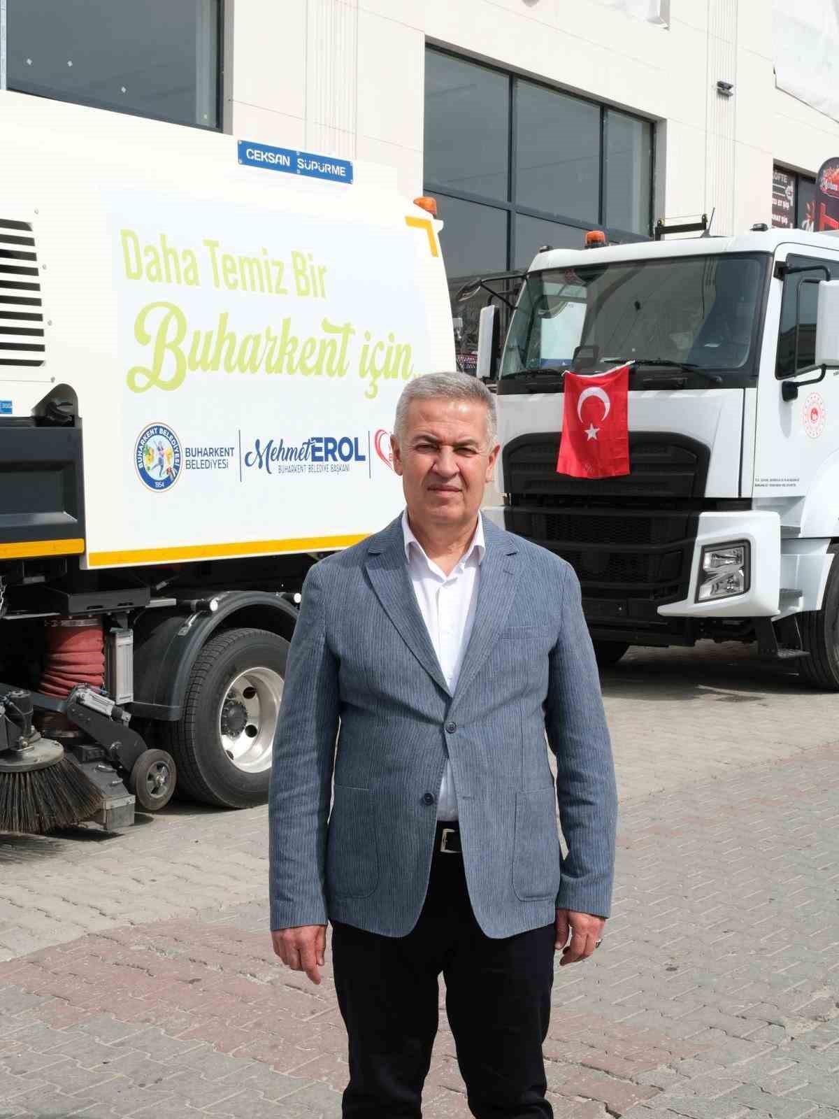 Buharkent Belediyesi&rsquo;nin temizlik filosu g&uuml;&ccedil;lendi
