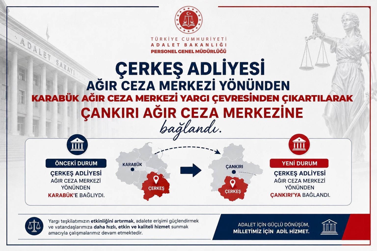 Bakan G&uuml;rlek: "Sandıklı, Serik ve Suşehri Ağır Ceza Mahkemelerini kurduk"
