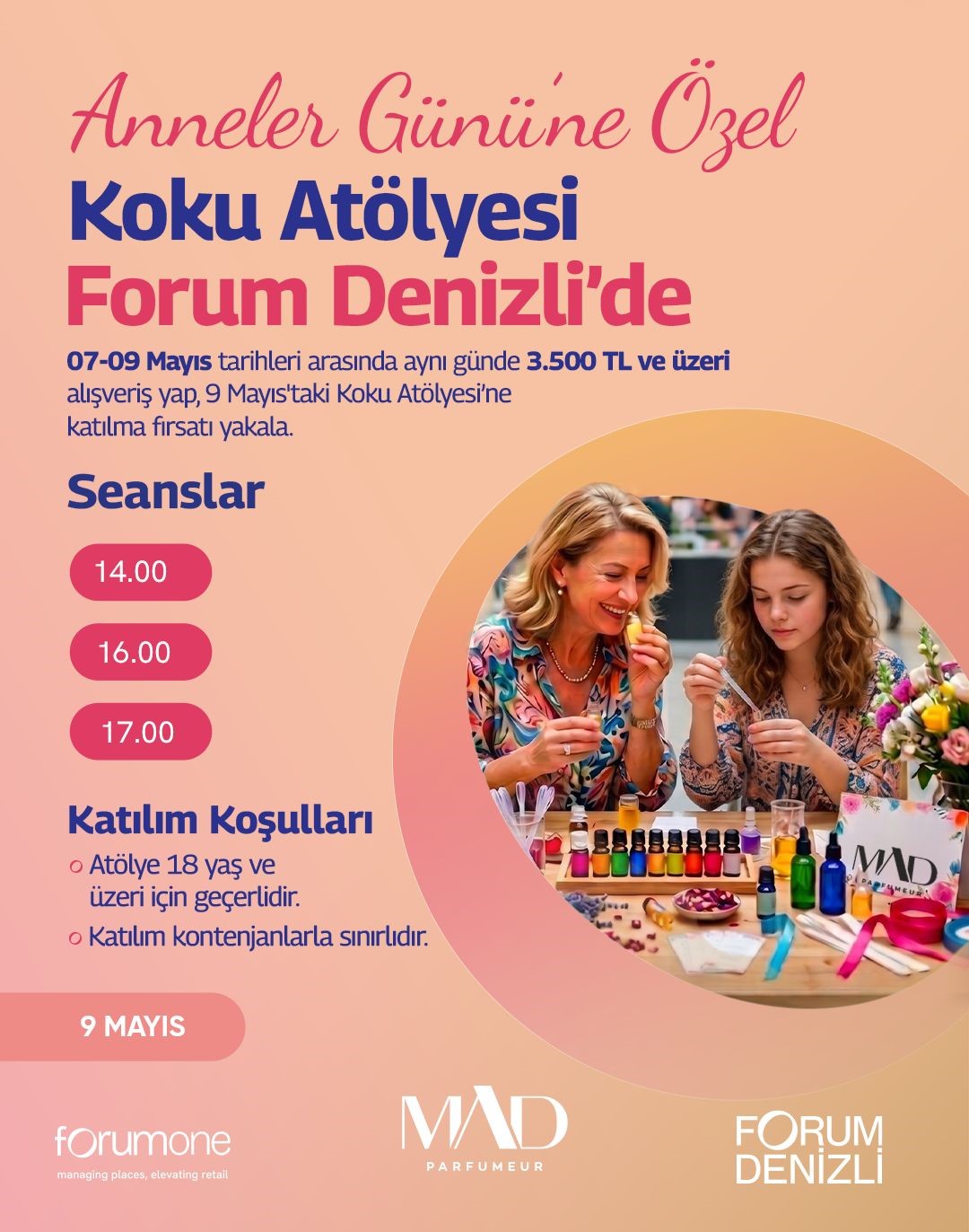 Forum Denizli&rsquo;de Anneler G&uuml;n&uuml; etkinlikleri
