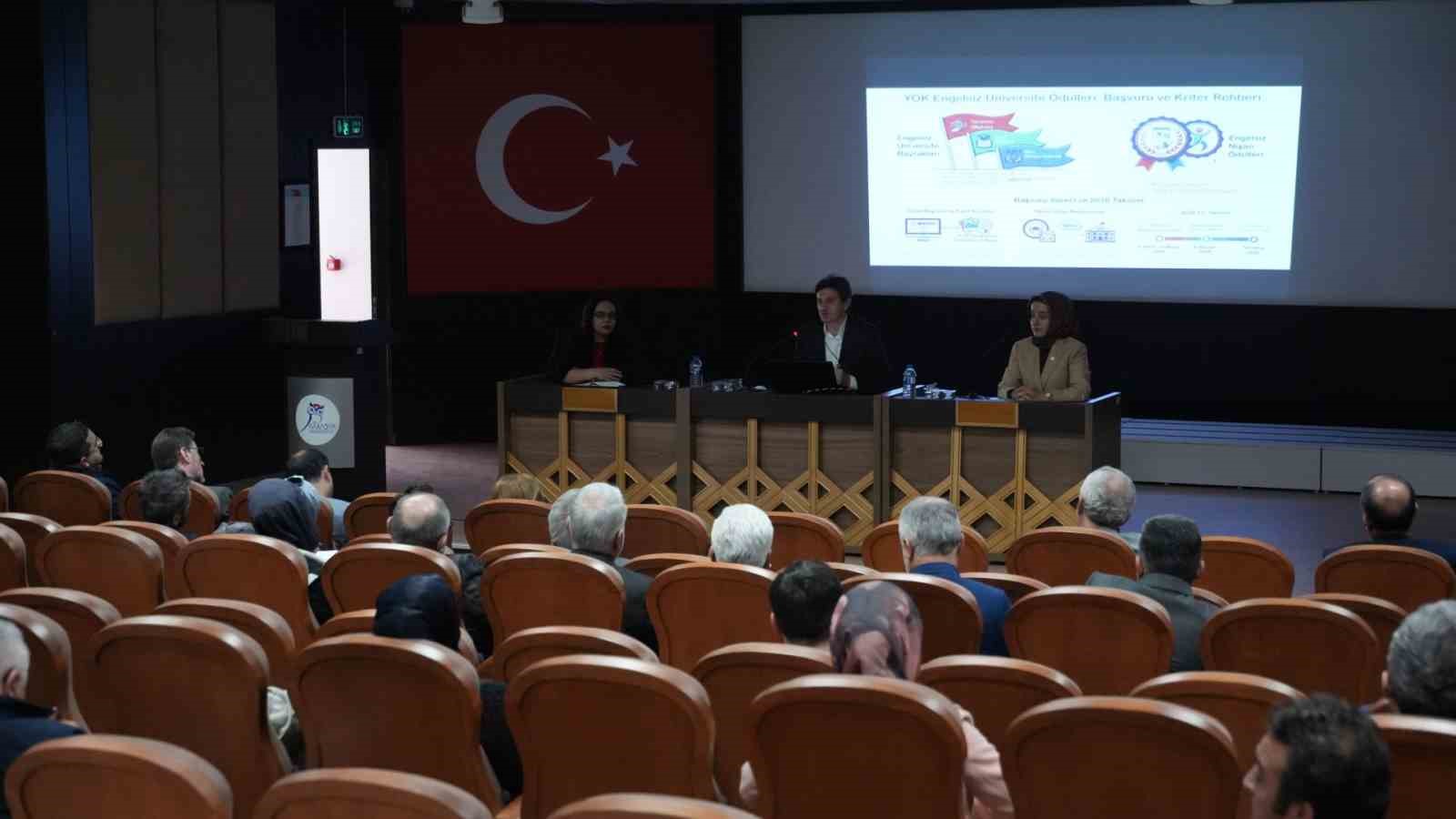 Karabük Üniversitesinde engelsiz üniversite çalışmaları ele alındı