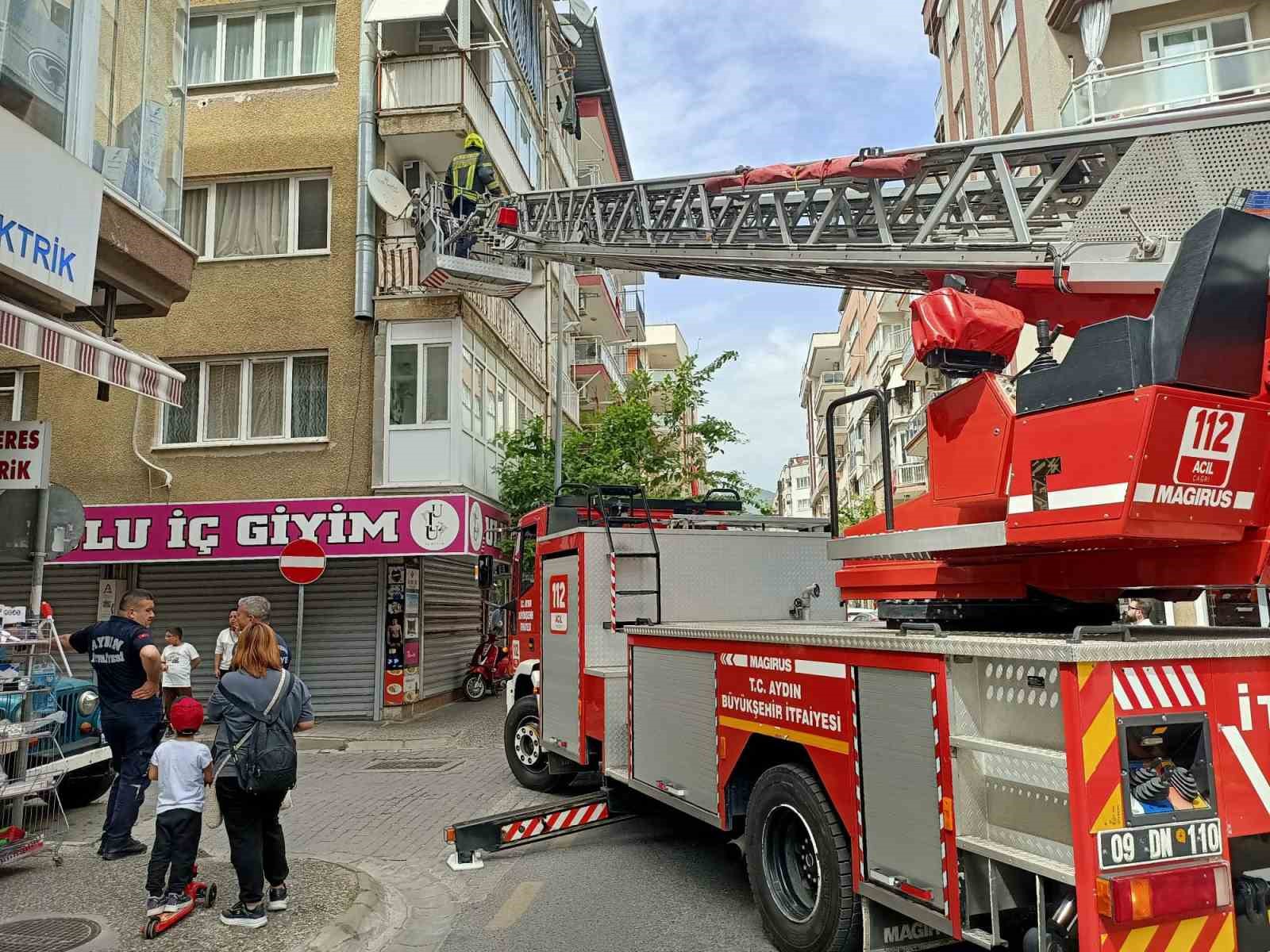 Komşuların dikkati tehlikeyi önledi