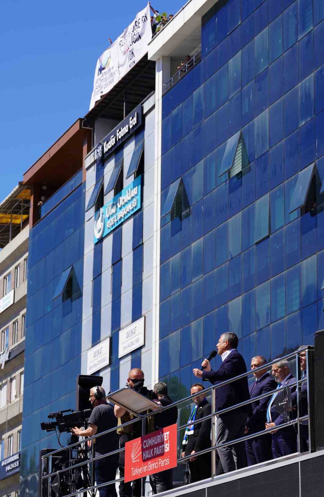 CHP Genel Başkanı Özel: "Çayın kilosu 40 lira olmalıdır"