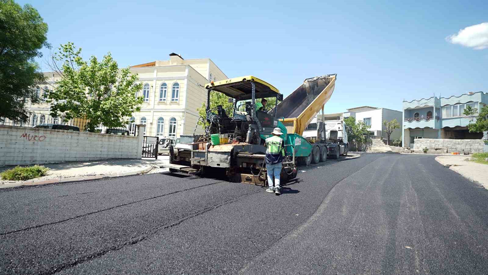 Kahramanmaraş&rsquo;ta asfalt &ccedil;alışmaları
