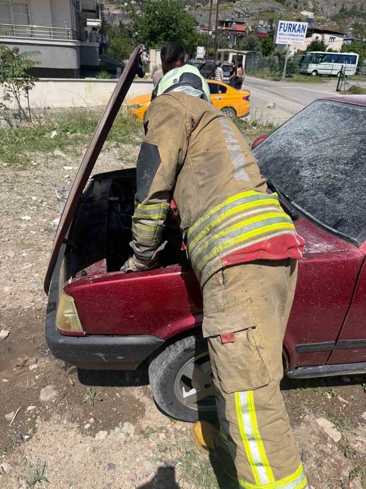 TOFAŞ&rsquo;ın motoru alevlere teslim oldu
