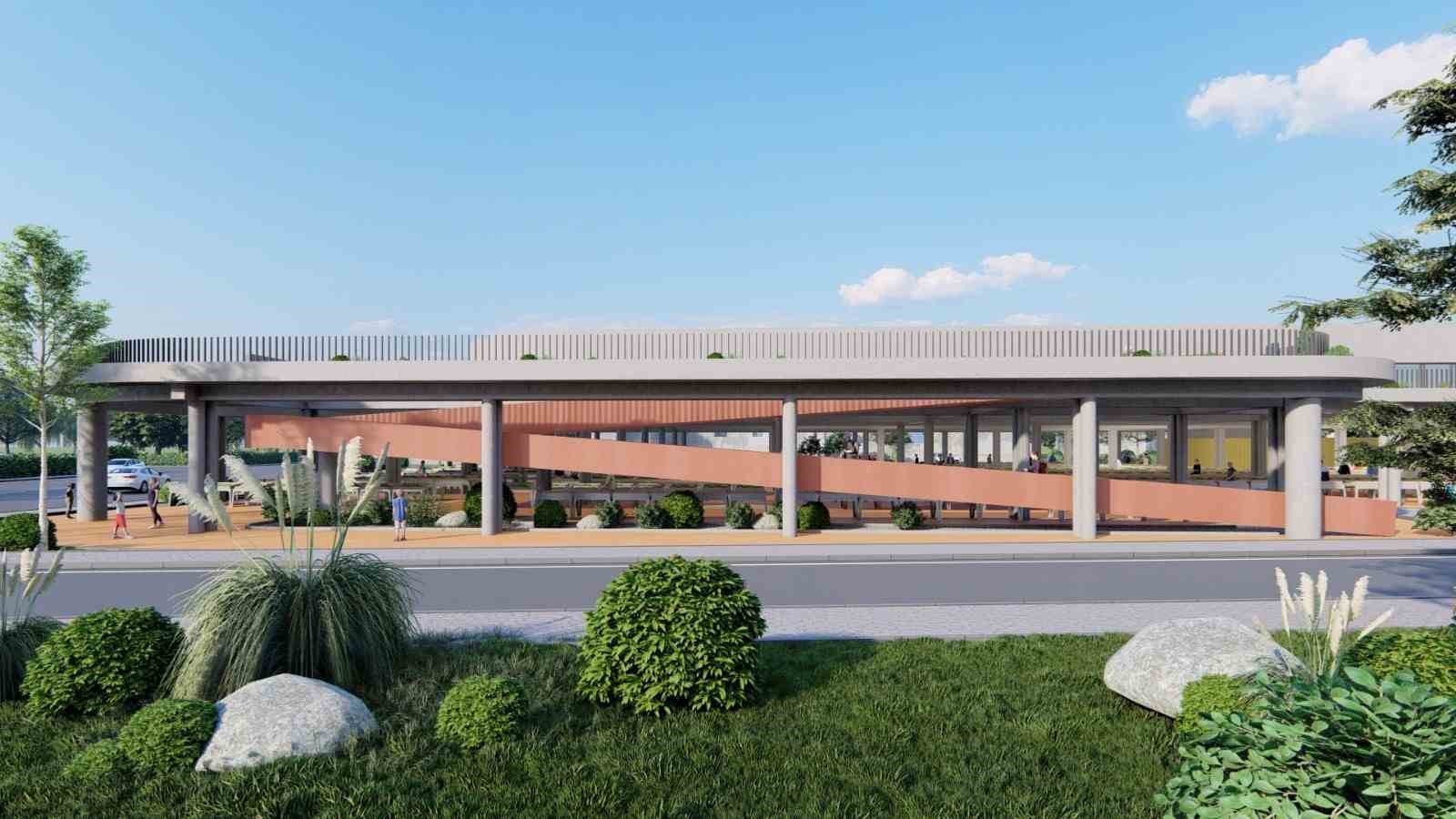 Yavuzselim Kapalı Pazar Alanı’nda yol yarılandı