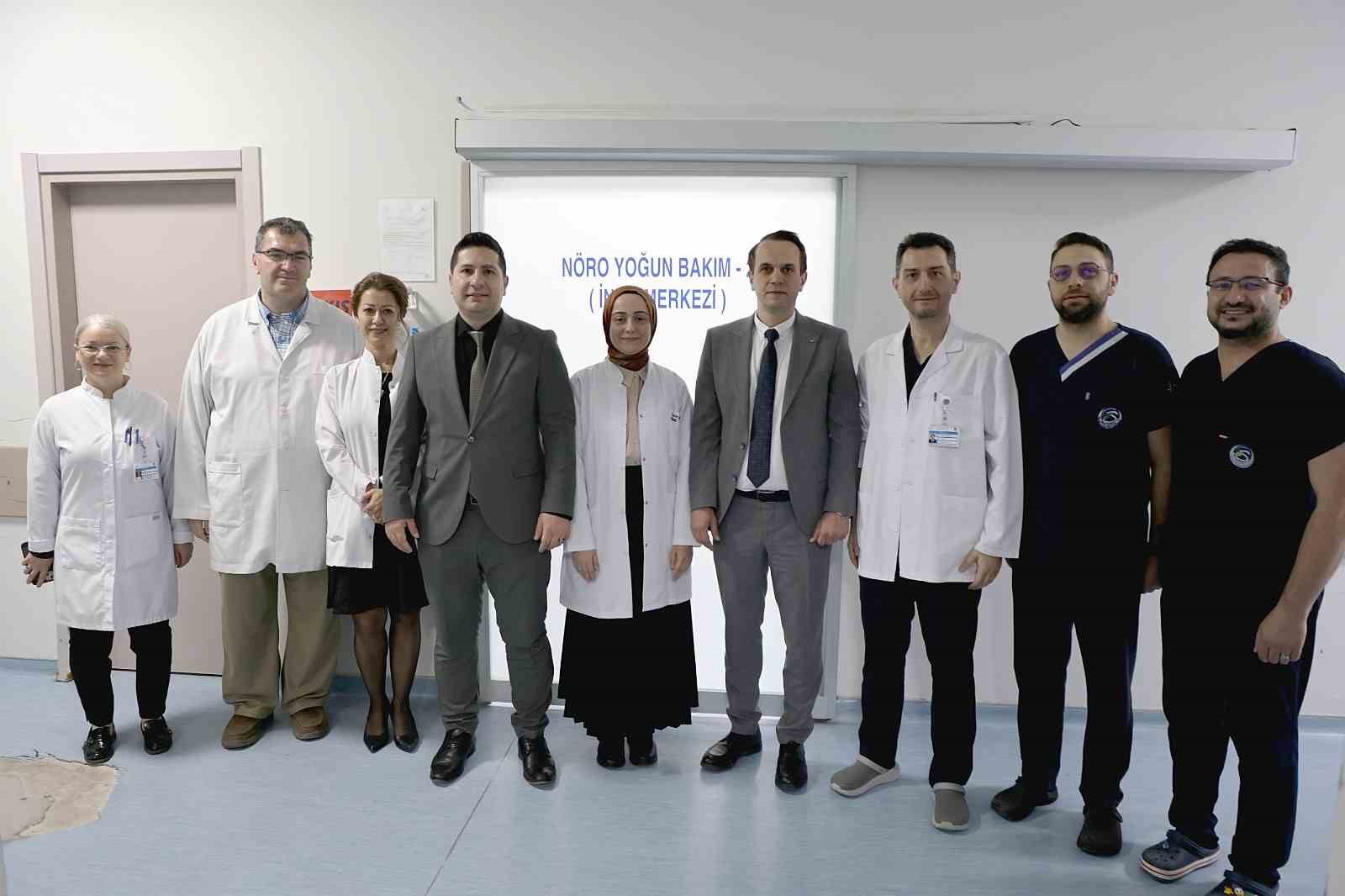 İnme hastasına hayat kurtaran müdahale