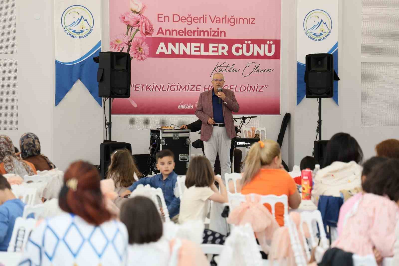 &Ccedil;ameli Belediyesi annelere &ouml;zel etkinlik d&uuml;zenledi
