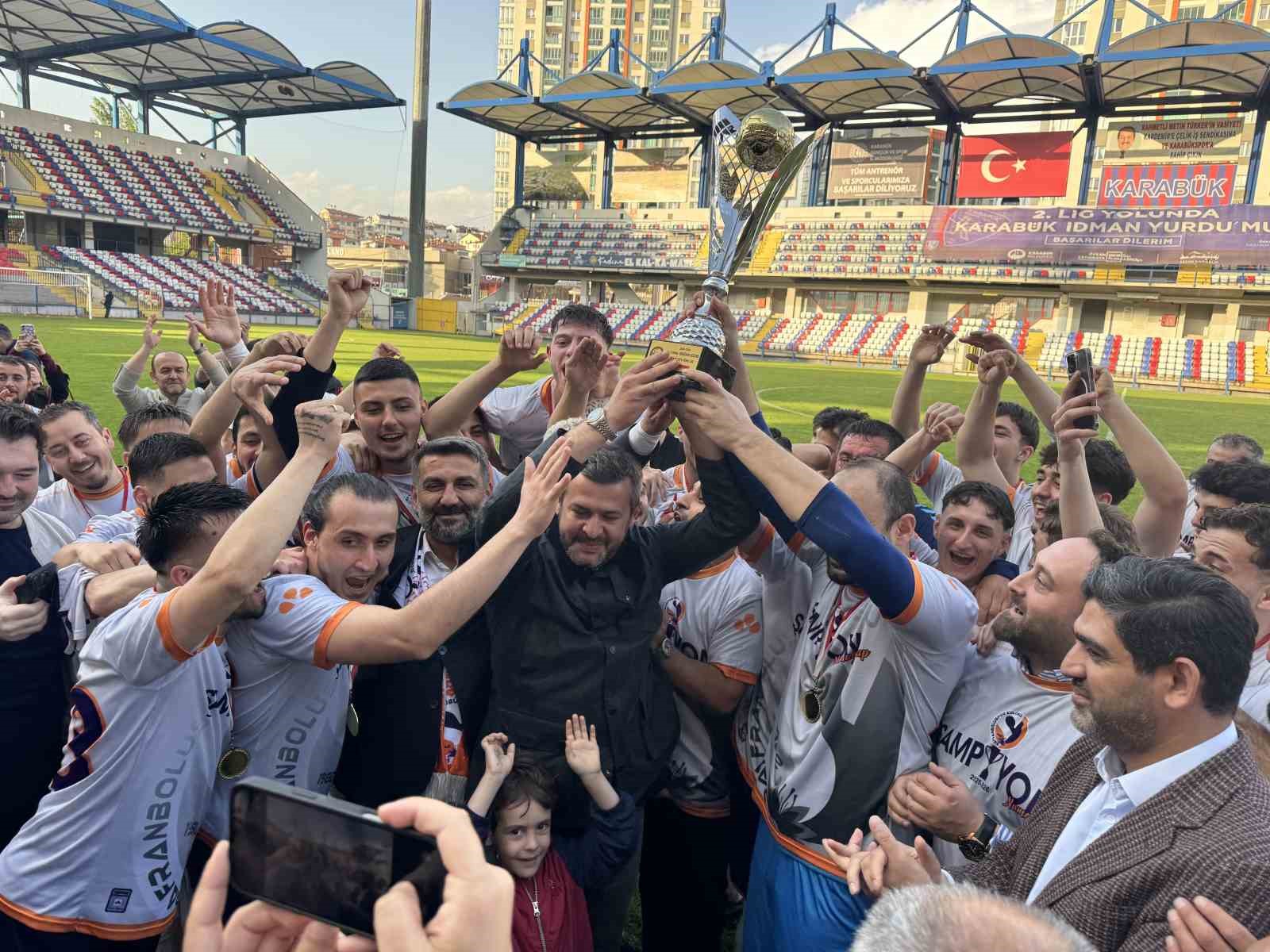 Karab&uuml;k 1.Amat&ouml;r Lig&rsquo;de şampiyon Safranboluspor

