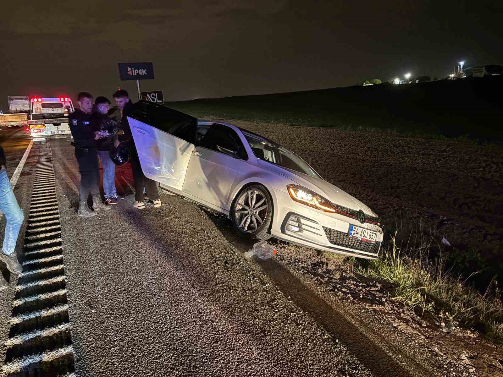 Kayseri’de takla atan otomobilde anne ve oğlu yaralandı