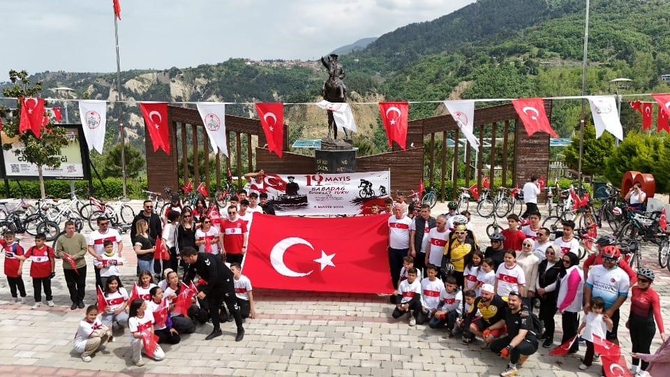 Babadağ&rsquo;da 19 Mayıs coşkusu pedallarla yaşandı
