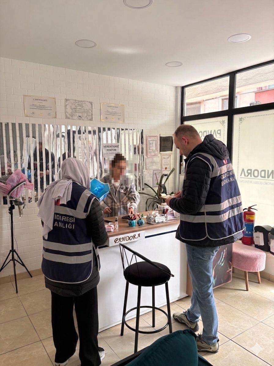 Zonguldak&rsquo;ta kuaf&ouml;r ve g&uuml;zellik salonları denetlendi
