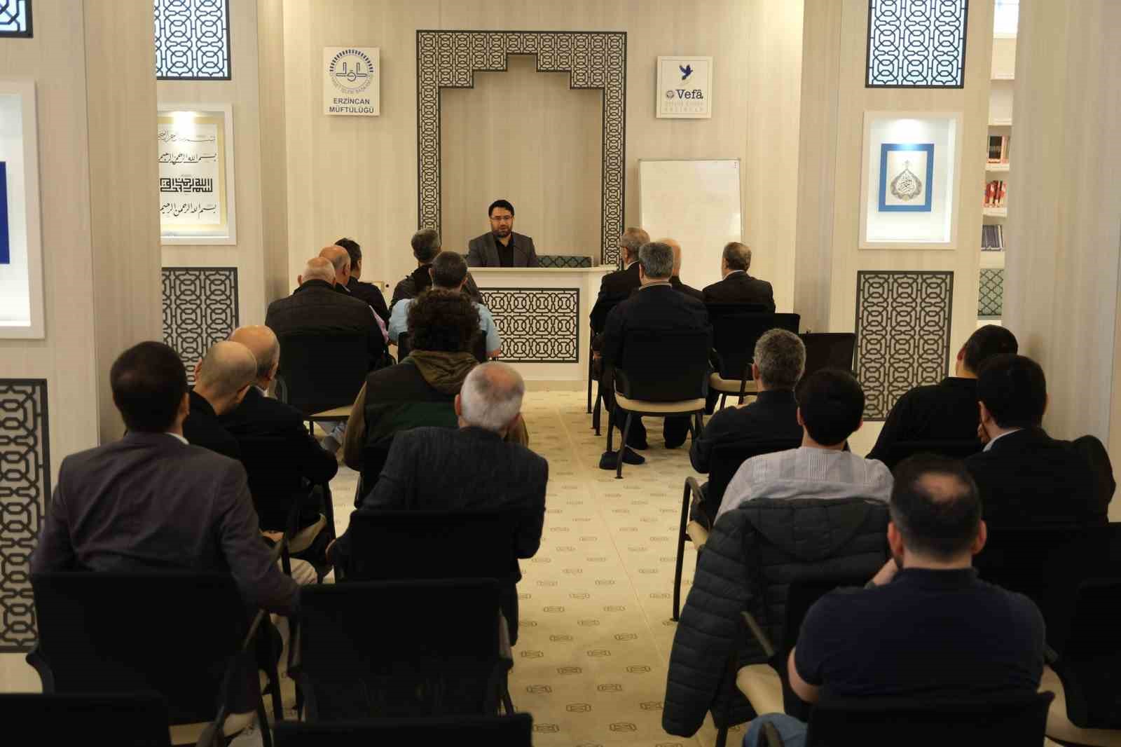 Erzincan’da İl Müftülüğü ile İlahiyat Fakültesinden iş birliği toplantısı