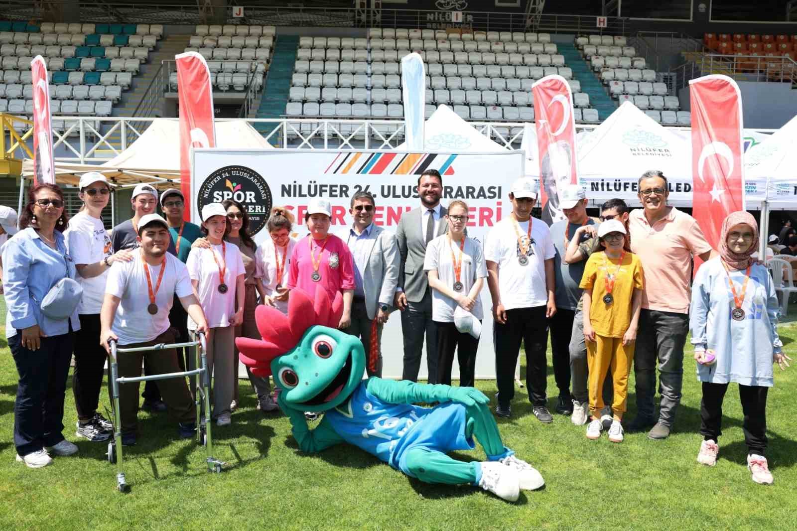 Nil&uuml;fer&rsquo;de &ouml;zel &ccedil;ocukların spor coşkusu
