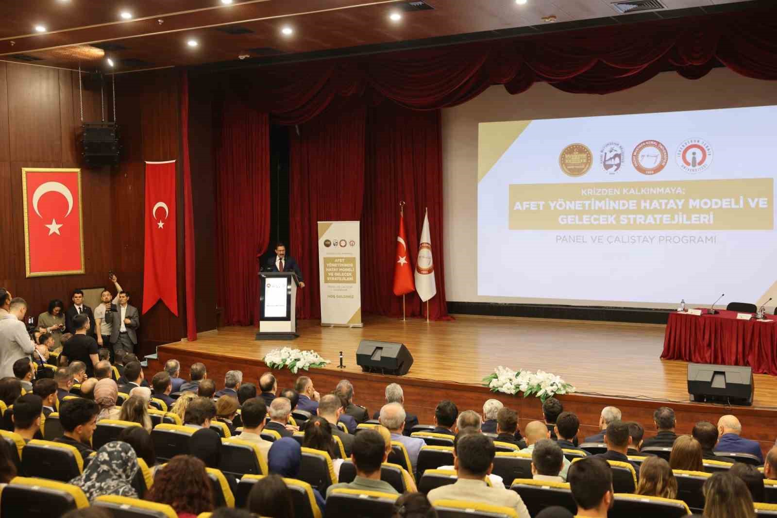 Hatay’da "Afette Hatay Modeli" paneli başladı