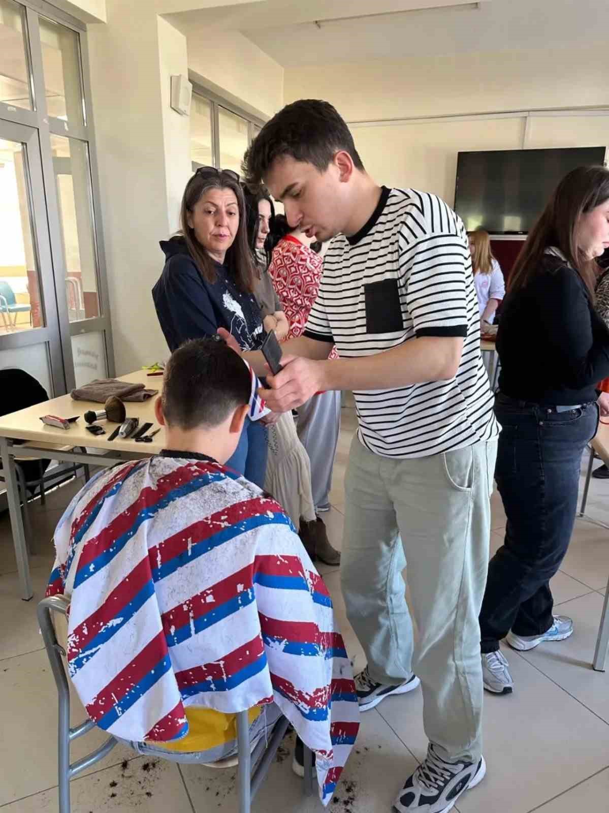 Sinop’ta geleceğin ustaları özel öğrenciler için çalıştı