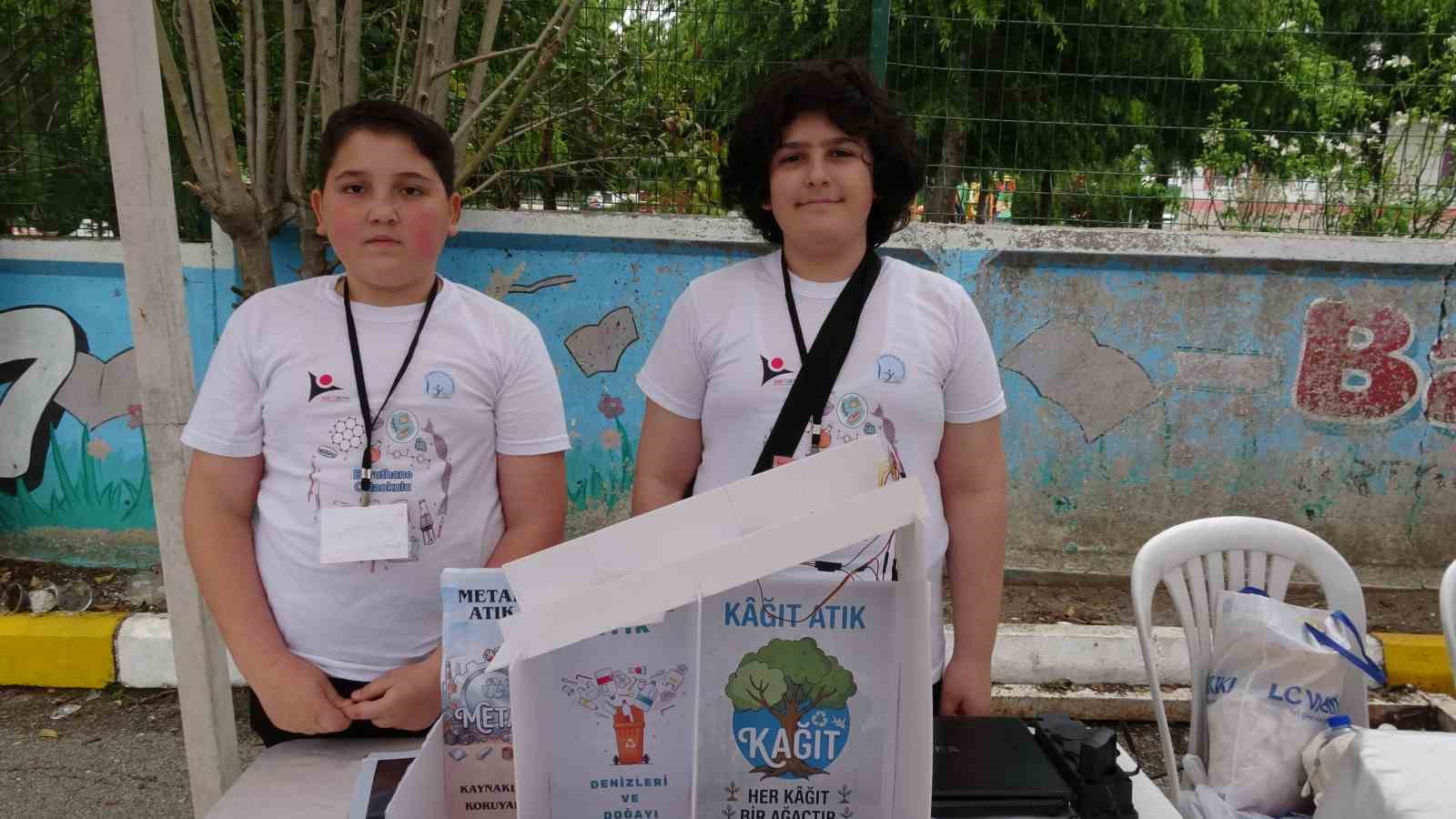 Ortaokul öğrencilerinden yapay zekâ destekli akıllı geri dönüşüm sistemi