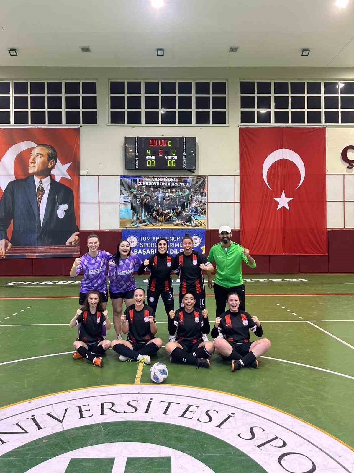 BEUN’dan tarihi başarı: Kadın Salon Futbol Takımı adını ilk kez Süper Lig’e yazdırdı